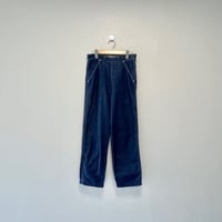 販売継続品 / GRANDMA MAMA DAUGHTER ライトデニムサイドジップテーパードパンツ 【ONE WASH】