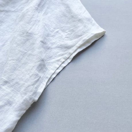 NATURAL LAUNDY リネンクロス フレンチドローシャツ