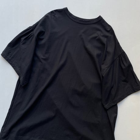 販売継続品 / mizuiro ind ギャザースリーブワイドTシャツ