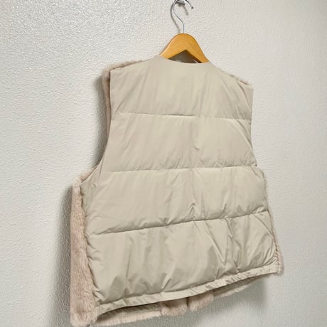 タグ付き未使用品 / 2025AW / vivapresto ファーベスト 【ベージュ】