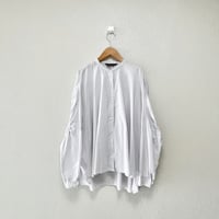 販売継続品 / mizuiro ind  バックギャザーワイドシャツ