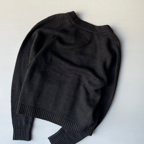 MHL. リネンウール Vネックカーディガン
