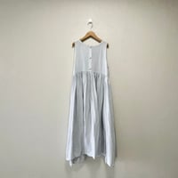 Gauze# リネンシルクスイッチングワンピース