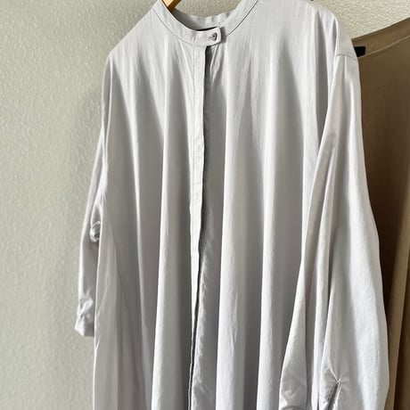 販売継続品 / 人気完売色 mizuiro ind スタンドカラーフレアロングワンピース