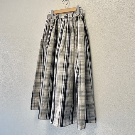 UNITED ARROWS P チェック タフタ スカート