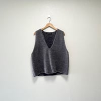 mizuiro ind ヘアリーVネックベスト