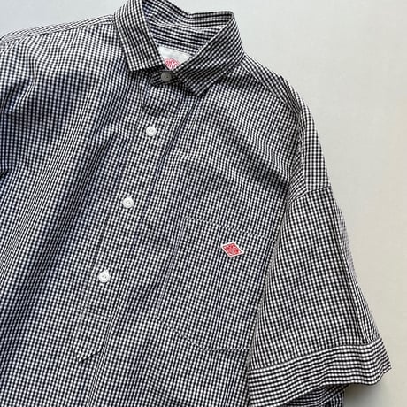 定番販売品 / DANTON コットンポプリン 半袖シャツワンピース