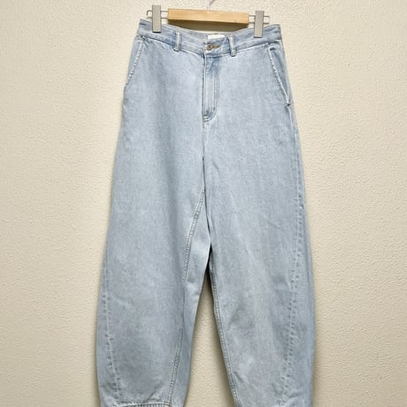 MACKINTOSH PHILOSOPHY カーブワイドデニムパンツ 【ブリーチ】