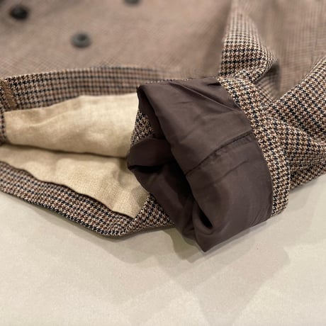 nest Robe ウールコットン ガンクラブチェックジャケット