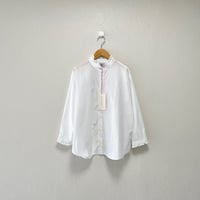 販売継続品 / STAMP AND DIARY 100/1ブロード フリルカラーブラウス
