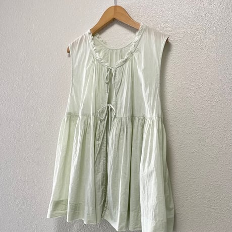 2025SS / BEAMS BOY コットンギャザーノースリーブシャツ