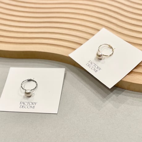 FACTORY DECOMI Pearl ring