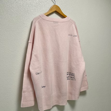 2024AW / SLOBE IENA embroidery カーディガン