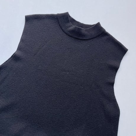 mizuiro ind ノースリーブニットワンピース【ブラック】