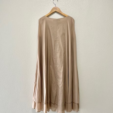 定番品 /  mizuiro ind ダブルヘムロングワンピース