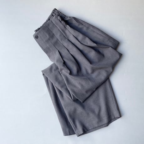 mizuiro ind ハイウエストタックパンツ