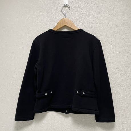 agnès b.  コットン メルトン 長袖  カーディガンプレッション”Le Classique”