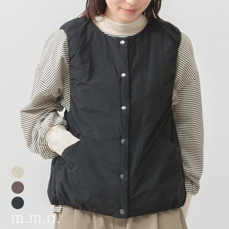 【3色展開】ナイロンワッシャー軽量中綿ベスト