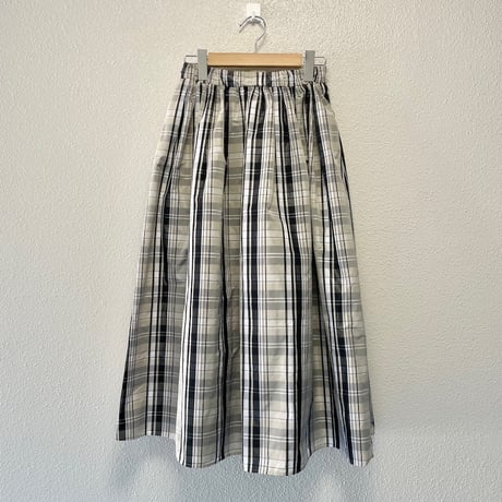 UNITED ARROWS P チェック タフタ スカート
