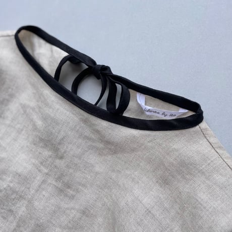ito fukuoka volume sleeve linen tops