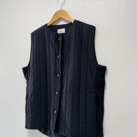 2024AW / mao made キルトｘニット切替え中綿ベスト
