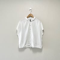 NATURAL LAUNDY リネンクロス フレンチドローシャツ