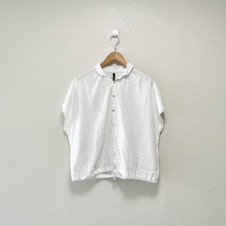 NATURAL LAUNDY リネンクロス フレンチドローシャツ