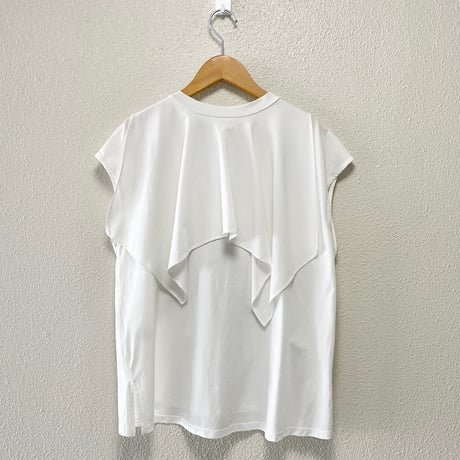 販売継続品 / CLOCHE ラッフルカットソー 【ホワイト】