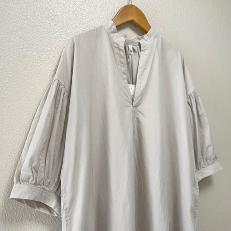 タグ付き未使用品 / 2023SS / grin broad taffeta skipper one-piece