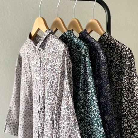 【4色展開】select 小花柄ブラウス