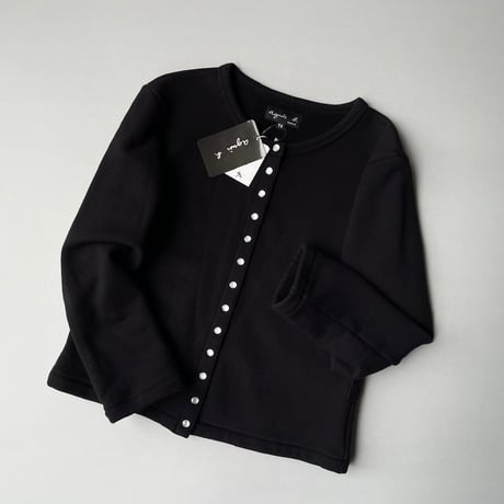 agnès b.  コットン メルトン 長袖  カーディガンプレッション”Le Classique”