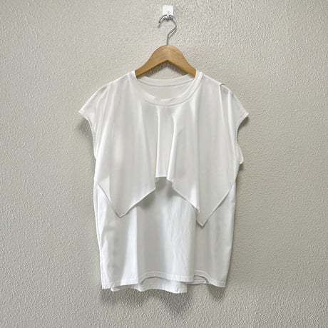 販売継続品 / CLOCHE ラッフルカットソー 【ホワイト】