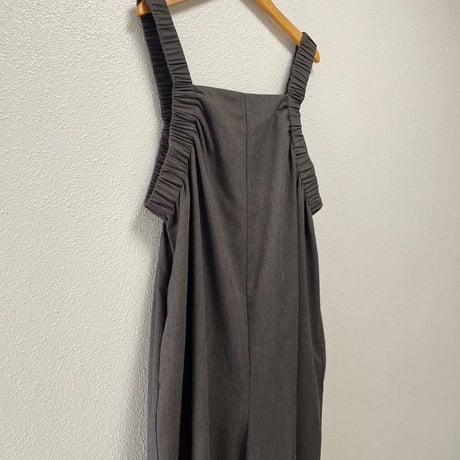 2024AW / anana  ギャザーサロペット【ブラウン】