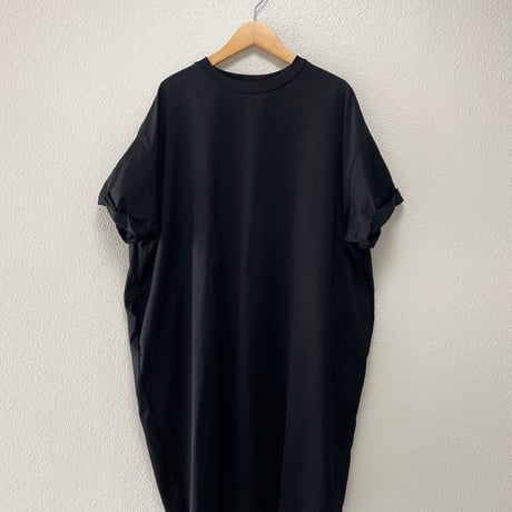mizuiro ind ロールアップスリーブワイドワンピース