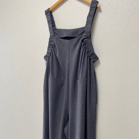2024AW / anana  ギャザーサロペット【グレー】