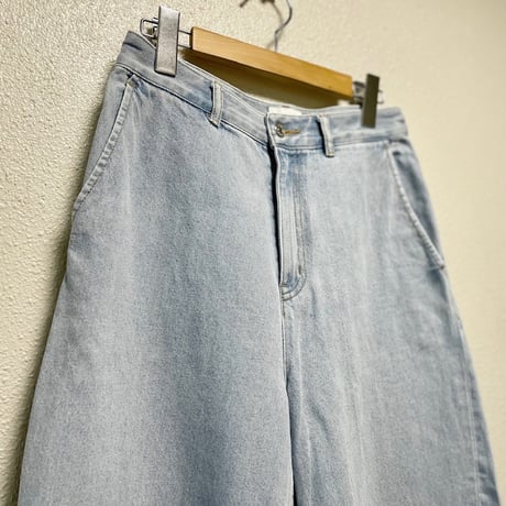 MACKINTOSH PHILOSOPHY カーブワイドデニムパンツ 【ブリーチ】
