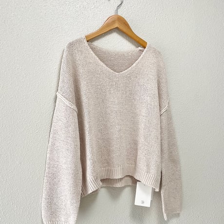 タグ付き未使用品 / 2025SS / JOURNAL STANDARD テープヤーンVプルオーバー
