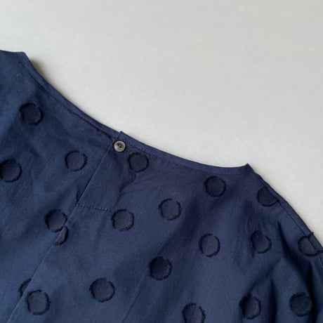 2024 / MidiUmi  dots shirt P/O ドットショートプルオーバー
