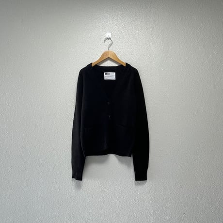 MHL. リネンウール Vネックカーディガン