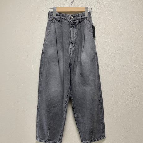 タグ付き未使用品 / 2026AW / 販売継続品 / Brocante 12ozリングBKデニム アンプリッセパンツ 【ブラック】