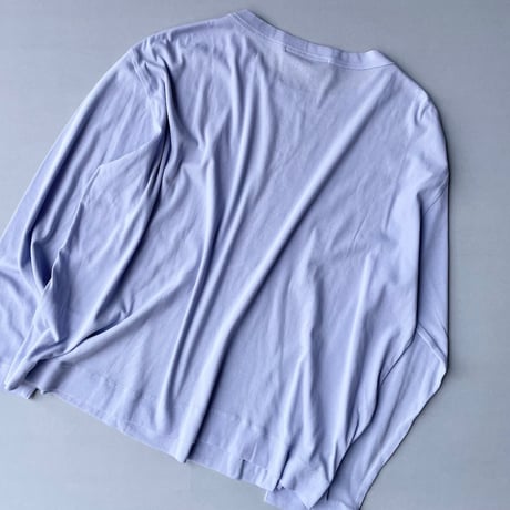 mizuiro ind ガーゼ ワイドシアーTシャツ【ライトブルー】