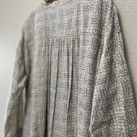 FABRIC’S Sleeping Rose リバティシャツワンピース
