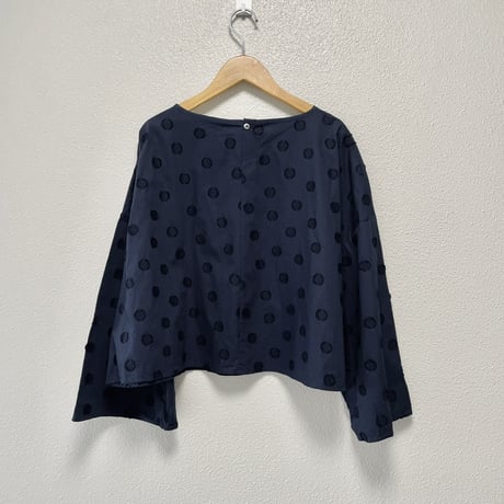 2024 / MidiUmi  dots shirt P/O ドットショートプルオーバー