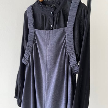 2024AW / anana  ギャザーサロペット【グレー】