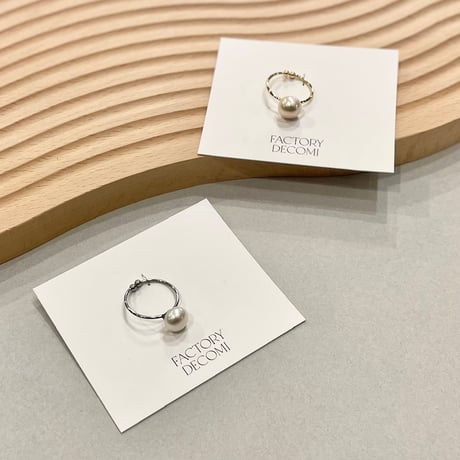 FACTORY DECOMI Pearl ring