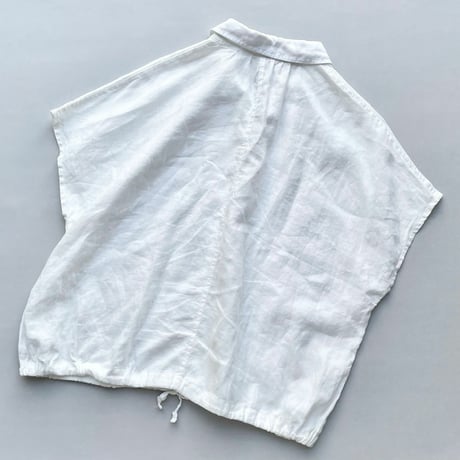 NATURAL LAUNDY リネンクロス フレンチドローシャツ