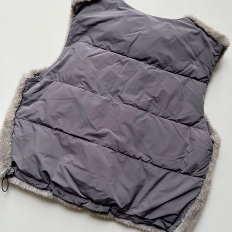 タグ付き未使用品 / 2025AW / vivapresto ファーベスト 【グレー】