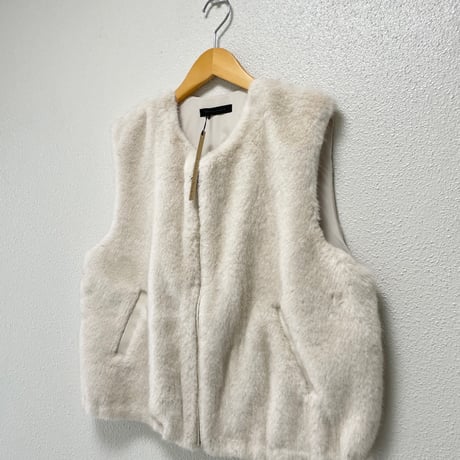タグ付き未使用品 / 2025AW / vivapresto ファーベスト 【アイボリー】