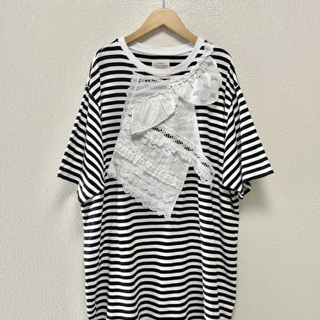 2025SS / 人気完売品 BEAMS BOY 【別注】TORI-TO  バイアス フリル BIG Tシャツ