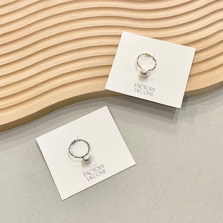 FACTORY DECOMI Pearl ring